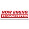 Signmission Now Hiring Telemarketers Banner Apply Inside Accepting Application Single Sided B-96-30313 - alternate 1